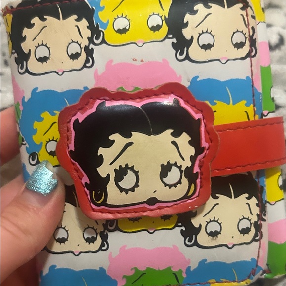 Y2K Vintage Betty Boop trifold wallet and coin purse pouch - Picture 2 of 12